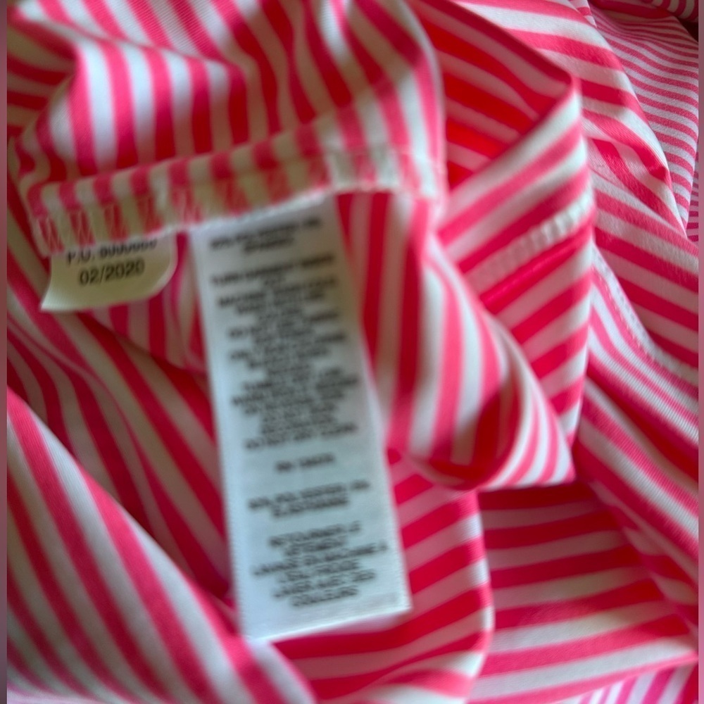 Vineyard Vine Striped Sankaty Boatneck top NWT Malibu Pink size small - Picture 2 of 9